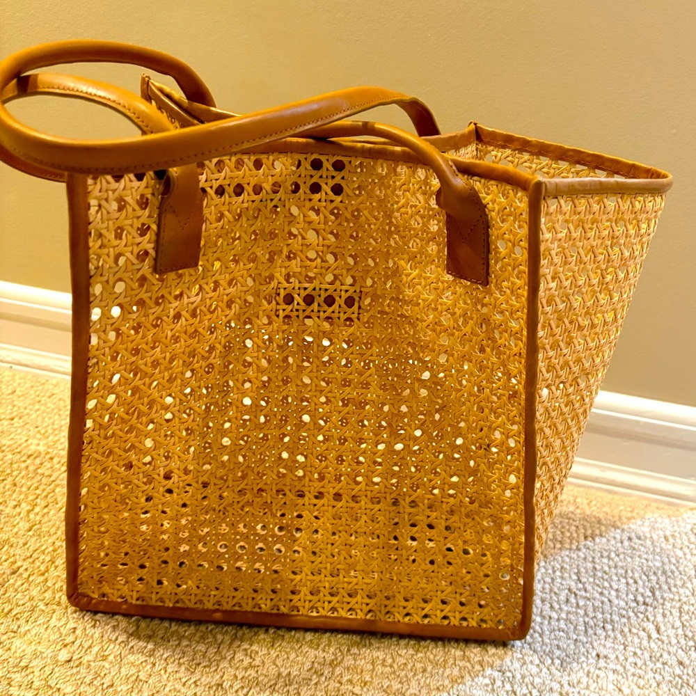 Bembien straw bag never worn